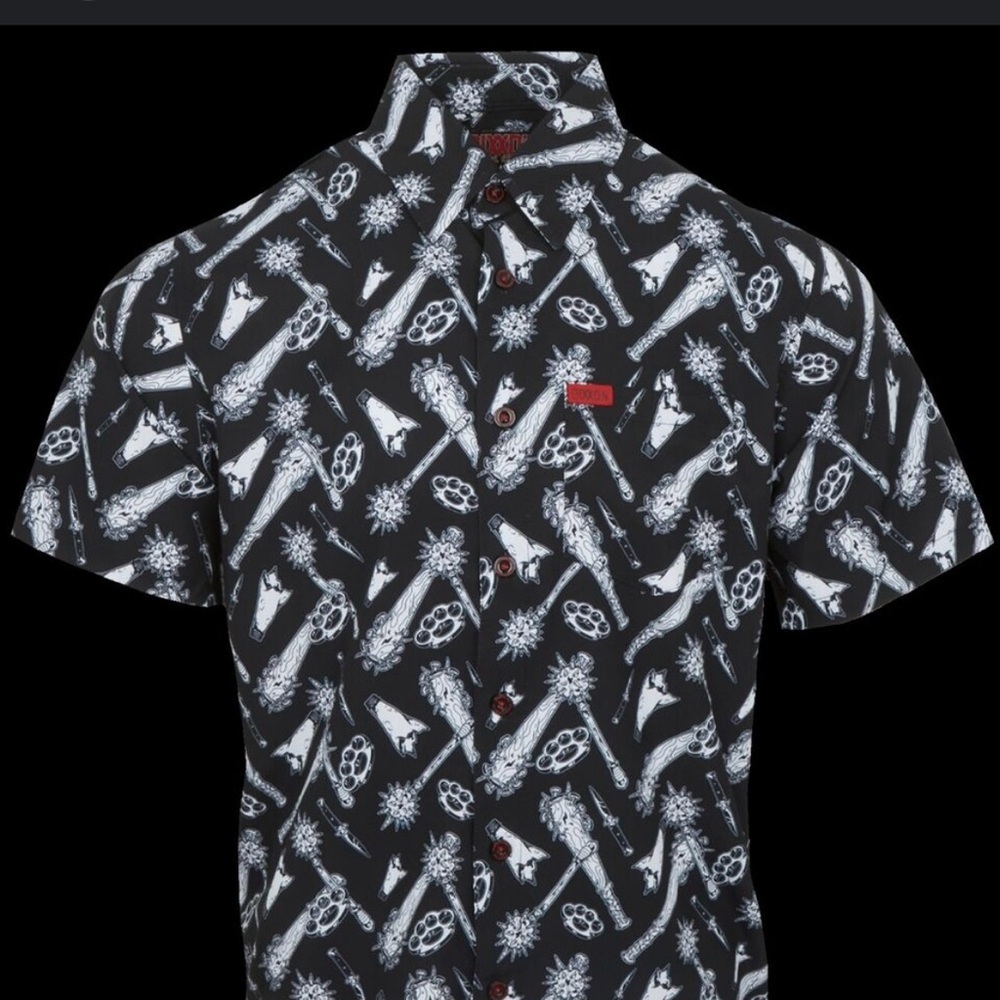 🔥 Dixxon “Weapons of Choice” Button-Up – 3XL 🔥